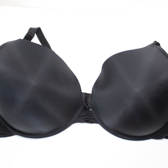 Torrid Black 360° Back Smoothing Push-Up Plunge Bra Plus Size 46DDD H13288 - Picture 4 of 11